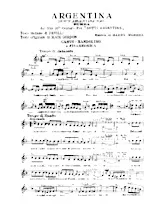 descargar la partitura para acordeón Argentina (Down Argentina way) (Rumba) en formato PDF