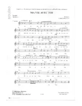 download the accordion score Ma vie avec toi (Boléro) in PDF format