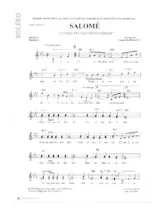 descargar la partitura para acordeón Salomé (Du Téléfilm FR3 : Les voix du paradis) (Rumba Boléro)  en formato PDF