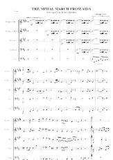 scarica la spartito per fisarmonica Triumphal March From Aida (Arranged for Brass Quintet) (Adaptation : Josep Betancourt) (Parties Cuivres) in formato PDF
