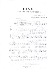 descargar la partitura para acordeón Bing (Cheval de Gaucho) en formato PDF