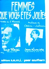 download the accordion score Femmes que vous étes jolies (Chant : Tino Rossi / Jean Lumière) in PDF format