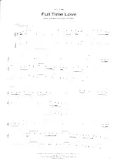 scarica la spartito per fisarmonica Full time love (Chant : Freddie King) (Slow Rock) in formato PDF