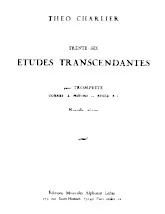 download the accordion score Théo Charlier Trente-Six Études Transcendantes / Pour Trompette / Cornet à Pistons / ou Bugle Sib (Nouvelle édition) in PDF format