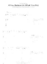 télécharger la partition d'accordéon If you believe (in what you do) (Chant : Freddie King) (Slow Rock) au format PDF