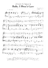 scarica la spartito per fisarmonica (You're so square) Baby I don't care (Chant : Elvis presley) (Rock and Roll) in formato PDF