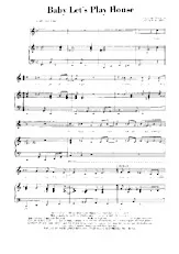 télécharger la partition d'accordéon Baby let's play house (Chant : Elvis Presley) (Rock and Roll) au format PDF