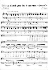 download the accordion score Est-ce ainsi que les hommes vivent ? in PDF format