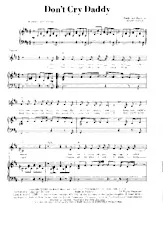 scarica la spartito per fisarmonica Don't cry daddy (Chant : Elvis Presley) (Slow) in formato PDF