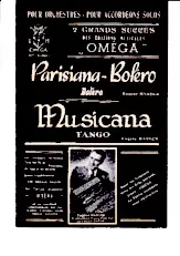 télécharger la partition d'accordéon Musicana (Tango) au format PDF