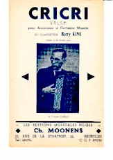 download the accordion score Cricri (Valse Musette) in PDF format