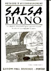 scarica la spartito per fisarmonica Méthode d'accompagnement Salsa Piano : 14 Grands standards pour apprendre à jouer la Salsa et s'accompagner au piano (Didier Marchand) in formato PDF