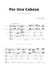 scarica la spartito per fisarmonica Por Una Cabeza / For Brass Quintet (Arrangement : Geoff Colmer) (Tango) (Parties Cuivres)  in formato PDF