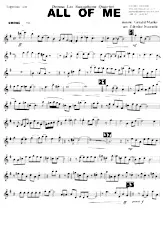 scarica la spartito per fisarmonica All Of Me / Donna Lee Saxophone Quartet (Arrangement : Zdenko Ivanusic) (Parties Cuivres) in formato PDF