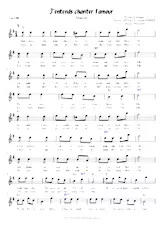 télécharger la partition d'accordéon J'entends chanter l'amour (Marche) au format PDF