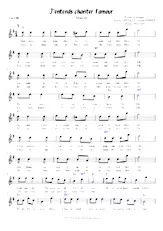 descargar la partitura para acordeón J'entends chanter l'amour (Marche) en formato PDF