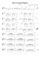 download the accordion score Dans les grands peupliers (Boléro) in PDF format
