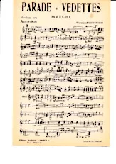 scarica la spartito per fisarmonica Parade Vedettes (Marche) in formato PDF