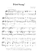 descargar la partitura para acordeón I got stung (Chant : Elvis Presley) (Rock and Roll) en formato PDF