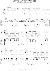 scarica la spartito per fisarmonica Just can't get enough (Interprètes : Dépêche Mode) (Disco Rock) in formato PDF