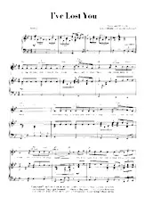 descargar la partitura para acordeón I've lost you (Chant : Elvis Presley) (Slow) en formato PDF