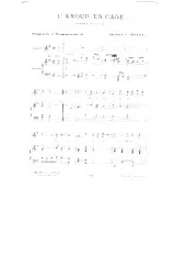 télécharger la partition d'accordéon L'amour en cage (Chant : Yvette Guilbert) (Folk) au format PDF