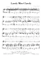 download the accordion score Lawdy miss Clawdy (Chant : Elvis Presley) (Slow Rock) in PDF format