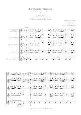 télécharger la partition d'accordéon Le Quattro Stagioni / La Primavera / First Movement Main Theme (Quintet Saxophone / Parties Cuivres) (Arrangement : A Christopherson) au format PDF