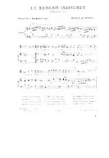 télécharger la partition d'accordéon Le berger indiscret (Chant : Yvette Guilbert) (Folk) au format PDF