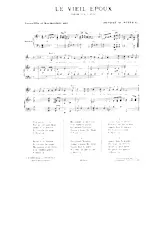 télécharger la partition d'accordéon Le vieil époux (Chant : Yvette Guilbert) (Folk) au format PDF