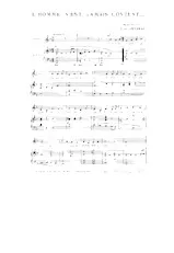 télécharger la partition d'accordéon L'Homme n'est jamais content (Chant : Yvette Guilbert) (Folk) au format PDF