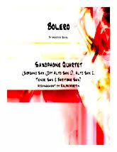 scarica la spartito per fisarmonica Boléro (Arrangement By Ralph Martin) (Quintet Saxophone) (Parties  Cuivres) in formato PDF