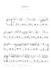 scarica la spartito per fisarmonica Marit (Mazurka) in formato PDF