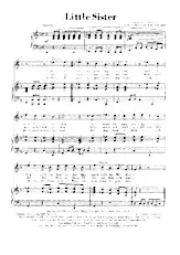 download the accordion score Little sister (Chant : Elvis Presley) (Swing Madison) in PDF format