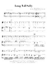 télécharger la partition d'accordéon Long tall Sally (Chant : Elvis Presley) (Rock and Roll) au format PDF