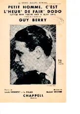 download the accordion score Petit homme C'est l'heur' de fair' dodo (Little man you've had a busy day) (Chant : Guy Berry) in PDF format