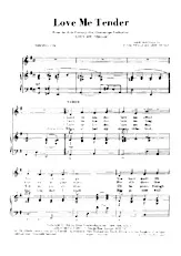 download the accordion score Love me tender (Slow) in PDF format