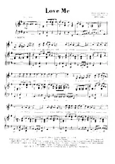 télécharger la partition d'accordéon Love me (Chant : Elvis Presley) (Slow) au format PDF