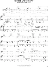 scarica la spartito per fisarmonica Master and servant (Interprètes : Dépêche Mode) (Disco Rock) in formato PDF