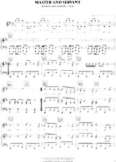 descargar la partitura para acordeón Master and servant (Interprètes : Dépêche Mode) (Disco Rock) en formato PDF