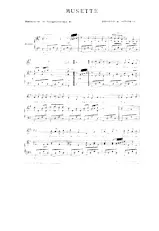 scarica la spartito per fisarmonica Musette (Chant : Yvette Guilbert) (Folk) in formato PDF