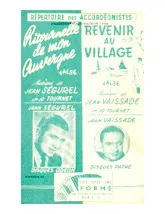 download the accordion score Revenir au village (Valse) in PDF format