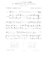 scarica la spartito per fisarmonica Ne dérangez pas le monde (Chant : Yvette Guilbert) (Folk) in formato PDF