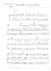 download the accordion score Demandez à mon cheval (Chant : Florent Pagny) (Disco Rock) in PDF format