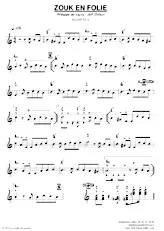 download the accordion score Zouk en folie (Biguine Zouk) in PDF format