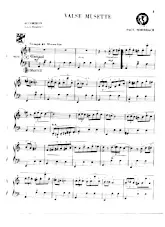 descargar la partitura para acordeón Valse Musette en formato PDF