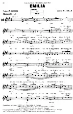 descargar la partitura para acordeón Emilia (Chant : Lucio Dalla & Gianni Morandi) (Valse lente) en formato PDF