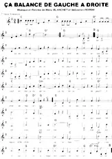 download the accordion score Ça balance de gauche à droite (Valse) in PDF format