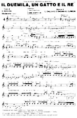 download the accordion score Il duemila Un gatto e il re (Chant : Lucio Dalla & Gianni Morandi) (Slow) in PDF format