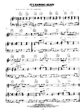 scarica la spartito per fisarmonica It's raining again (Interprètes : Supertramp) (Swing Madison) in formato PDF